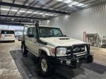 2017 TOYOTA LANDCRUISER DOUBLE C/CHAS GXL (4x4) LC70 VDJ79R MY17