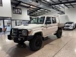 2017 TOYOTA LANDCRUISER DOUBLE C/CHAS GXL (4x4) LC70 VDJ79R MY17